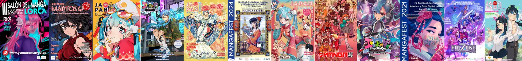 Carteles de Salones Manga de España